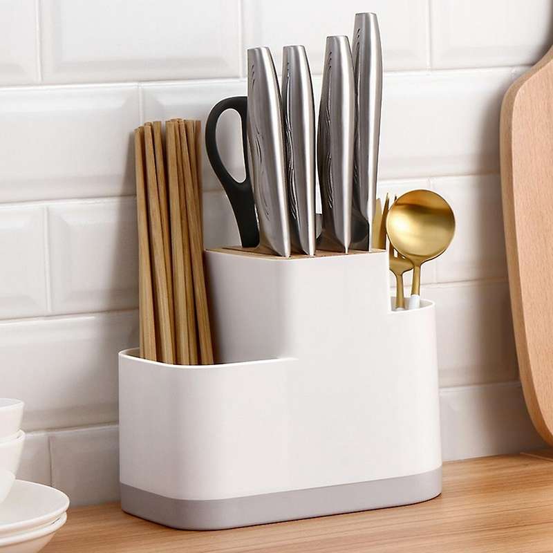 Multifunction Cutlery Drainer and Organizer Knife Holder Kitchen