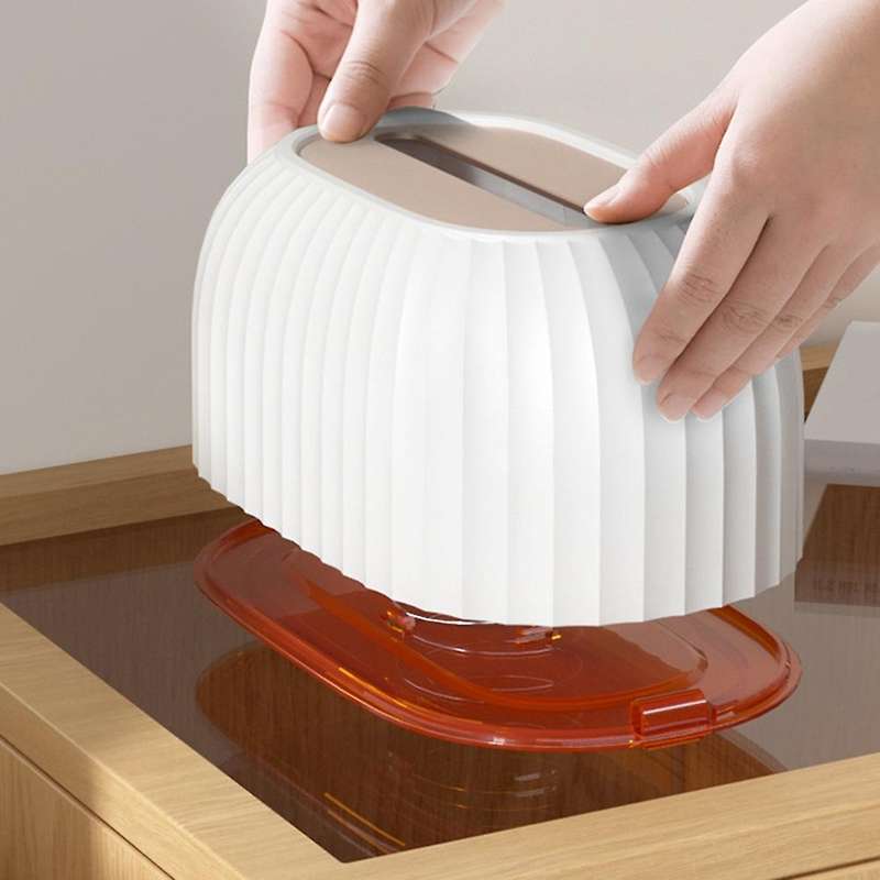 Striped Paper Box Desktop European-style Wet Tissue Box Household, A