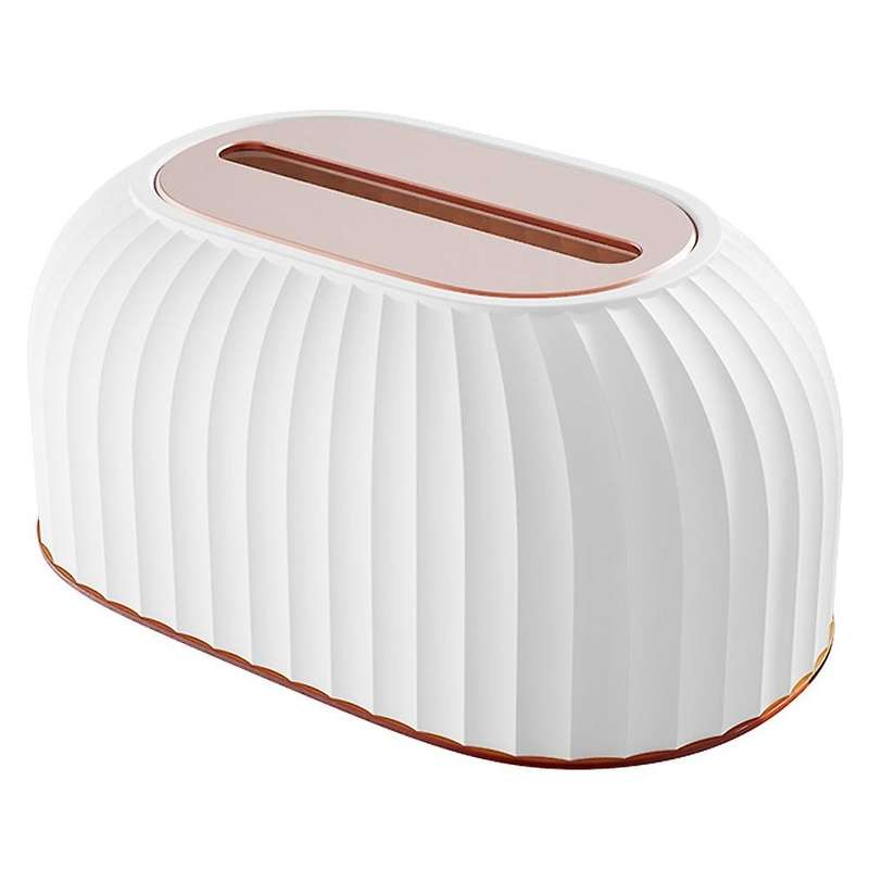 Striped Paper Box Desktop European-style Wet Tissue Box Household, A