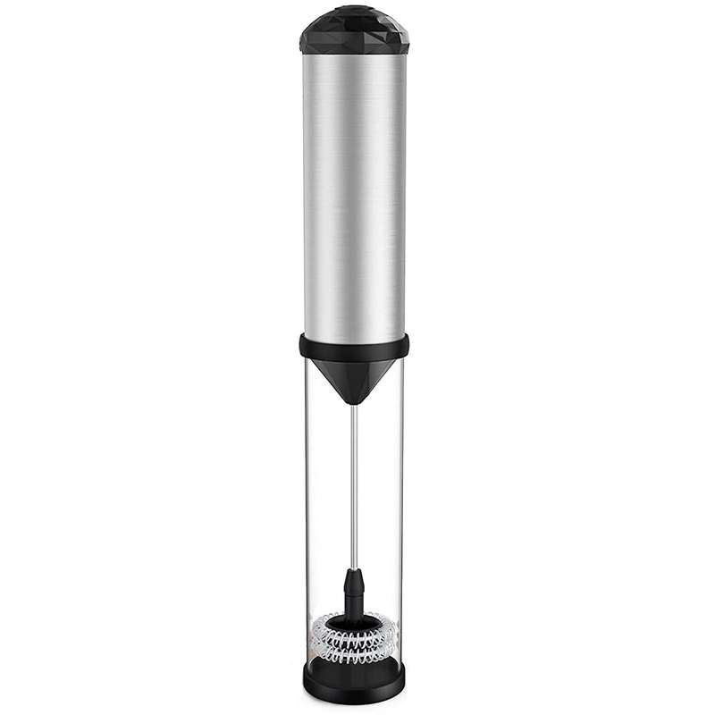Milk Frother Handheld, Frother Single and Double Spring Whisk Head