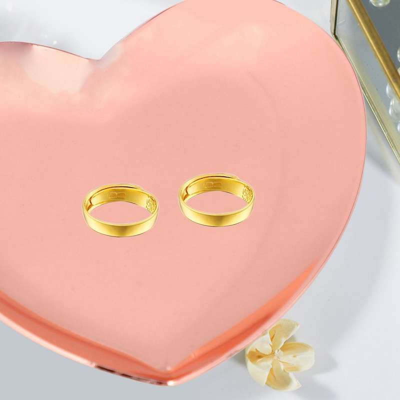 Mini Double Layers Shopping Cart Model Wrought Rose Gold