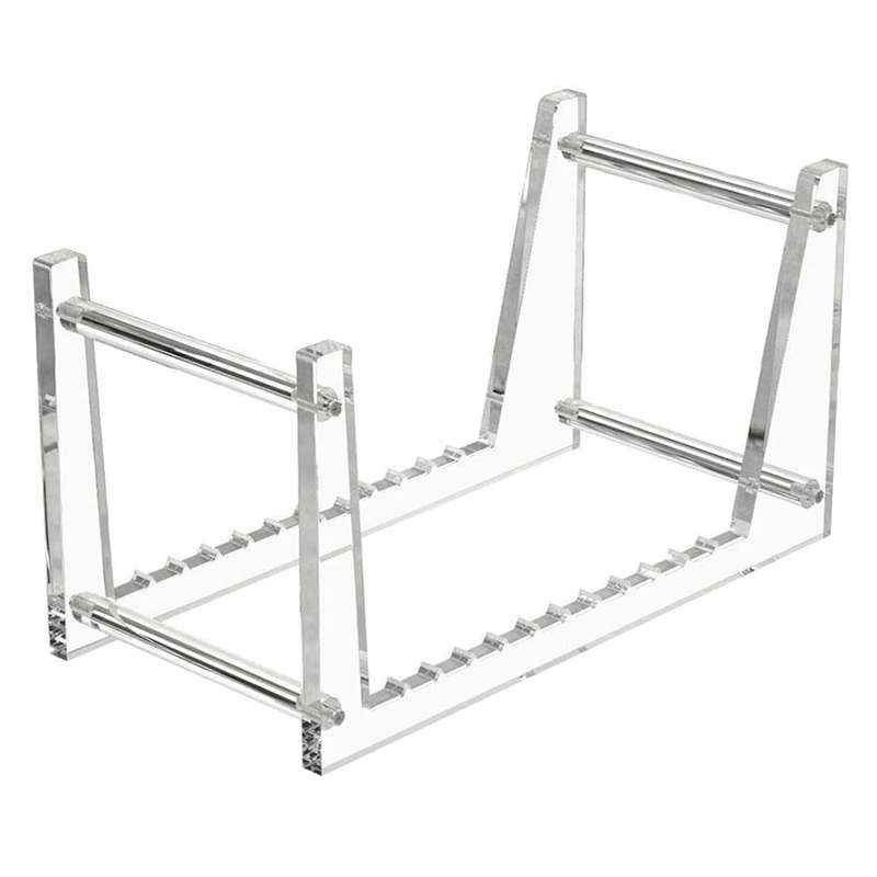 Clear Vinyl Record Stand Holder, Acrylic Vinyl Record Shelf 50 Lps