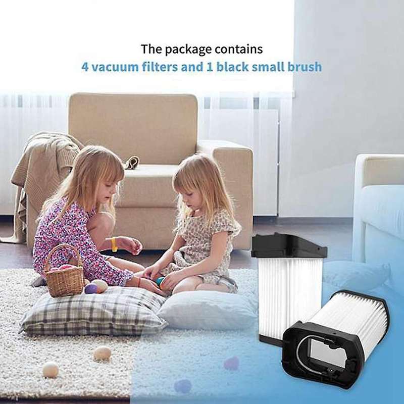 5pcs Filter for Shark Wv401 Wv401bl Wv401pk Cordless Hand Vacuum