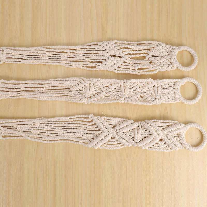 Macrame Plant Hanger Indoor Wall Hanging Planter Basket Flower Pot
