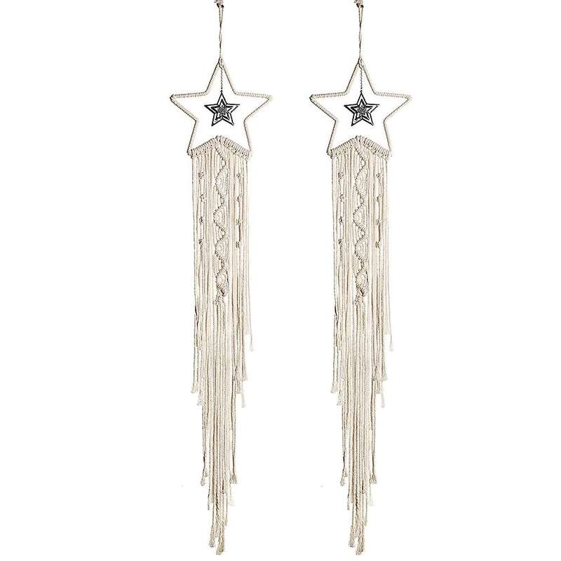 Star Dream Catchers, Handmade Woven Wall Hanging Home Decor Craft