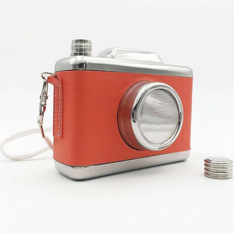 Stainless Steel Hip Flask Wrapped Liquor Whiskey for Storing Whiskey