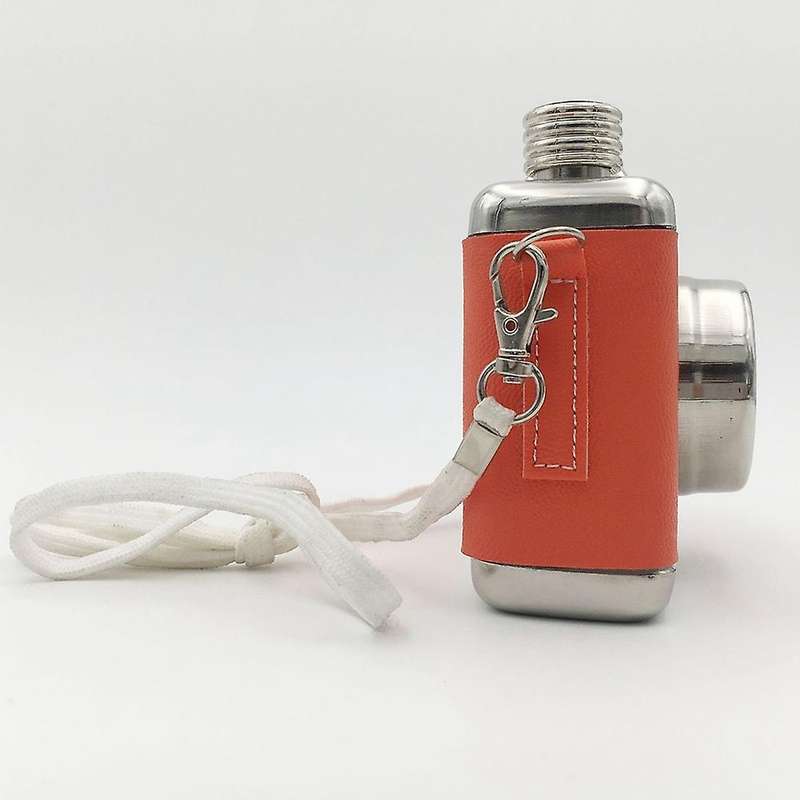 Stainless Steel Hip Flask Wrapped Liquor Whiskey for Storing Whiskey