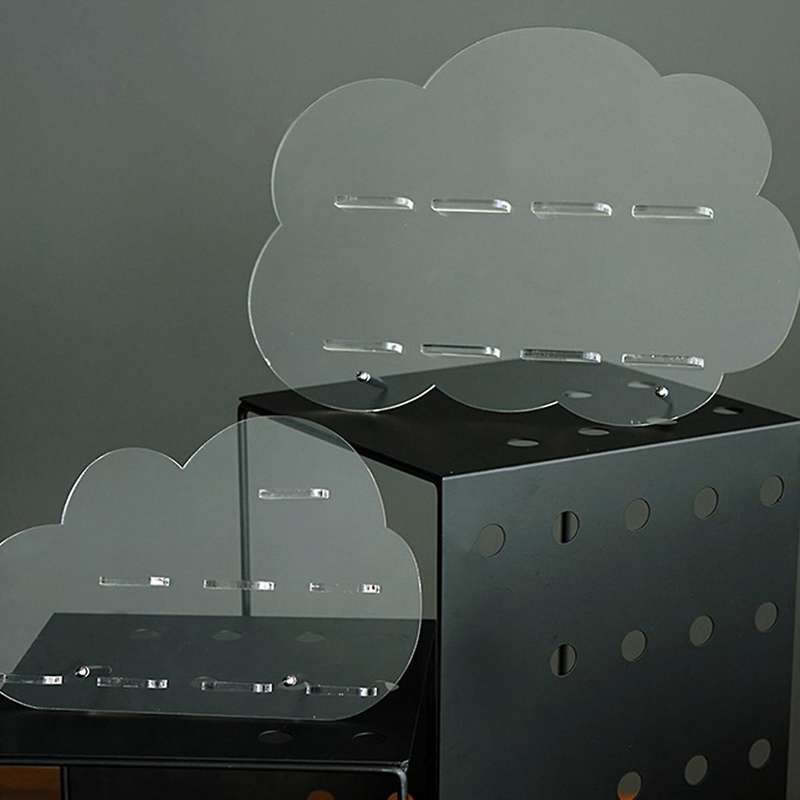1pc Clear Cloud Acrylic Cupcake Donuts Holder Biscuits Display Rack S