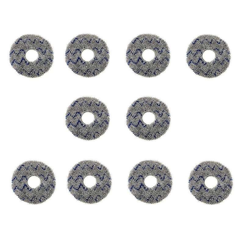 10pcs Replacement Parts Mop Cloth Pads for Ecovacs T10 Turbo Robotic