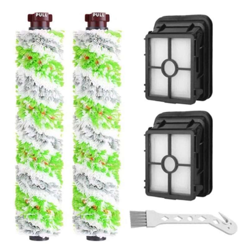 Replacement Roller Brush Hepa Filter Kit for Bissell Crosswave 2306a
