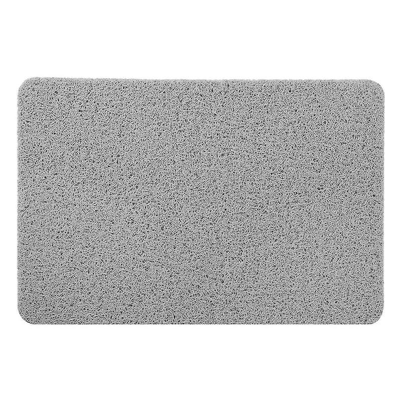 Bath Mat, 24x16inch, Bathtub Mats, Pvc Loofah Shower Stall Mats Gray