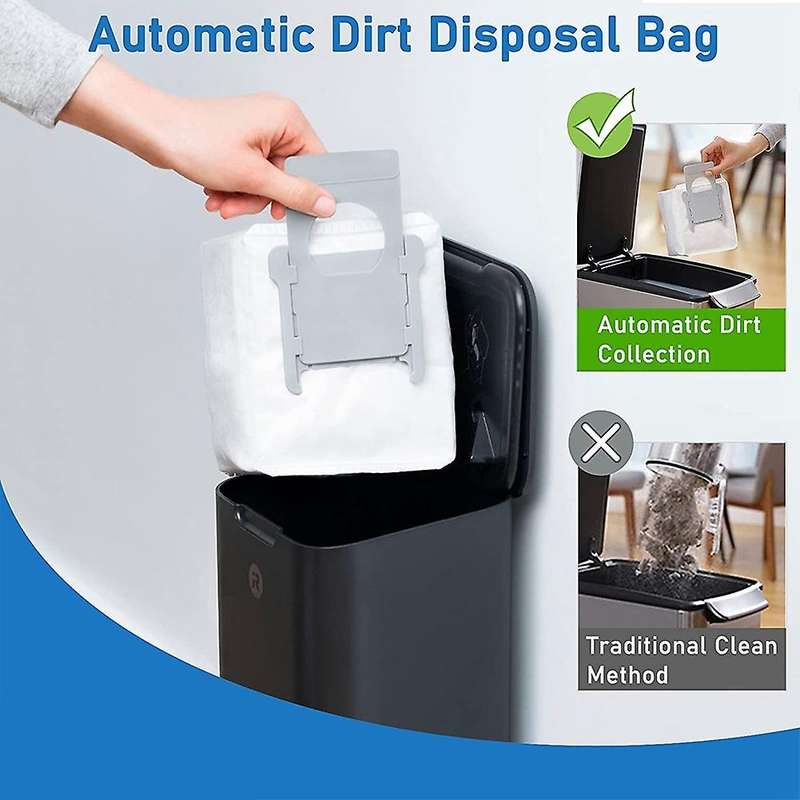 6 Vacuum Cleaner Bags + 4 Hepa Filters, for Compatible