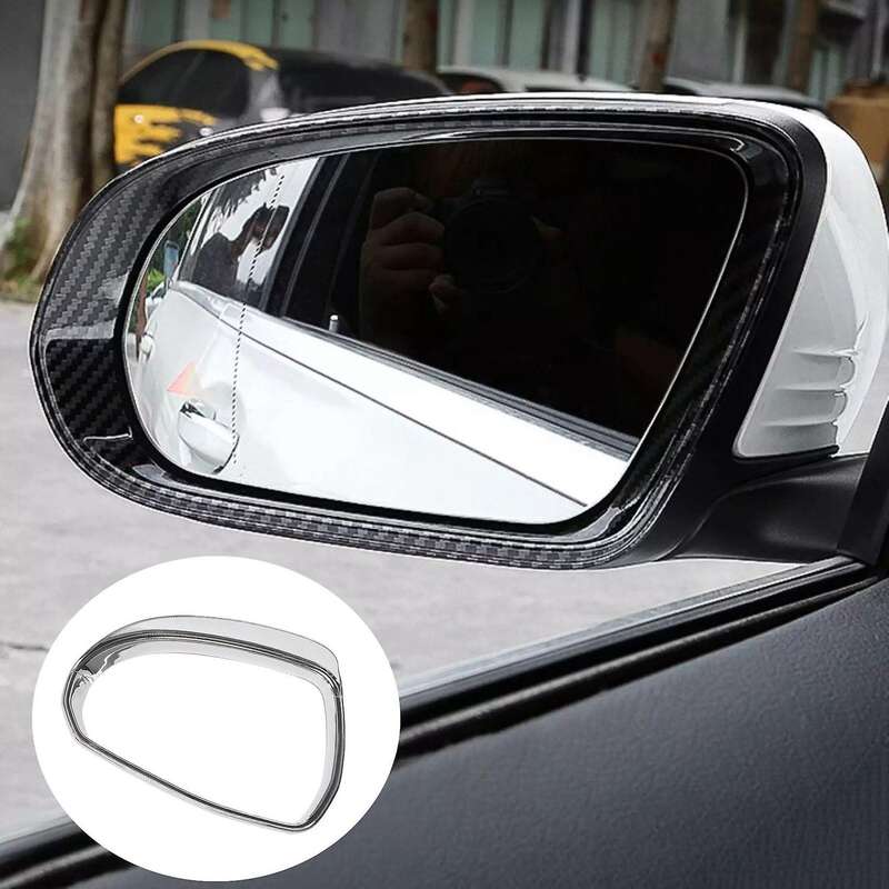 Chrome-plated Rearview Mirror Rain Eyebrow for Mercedes-benz W206
