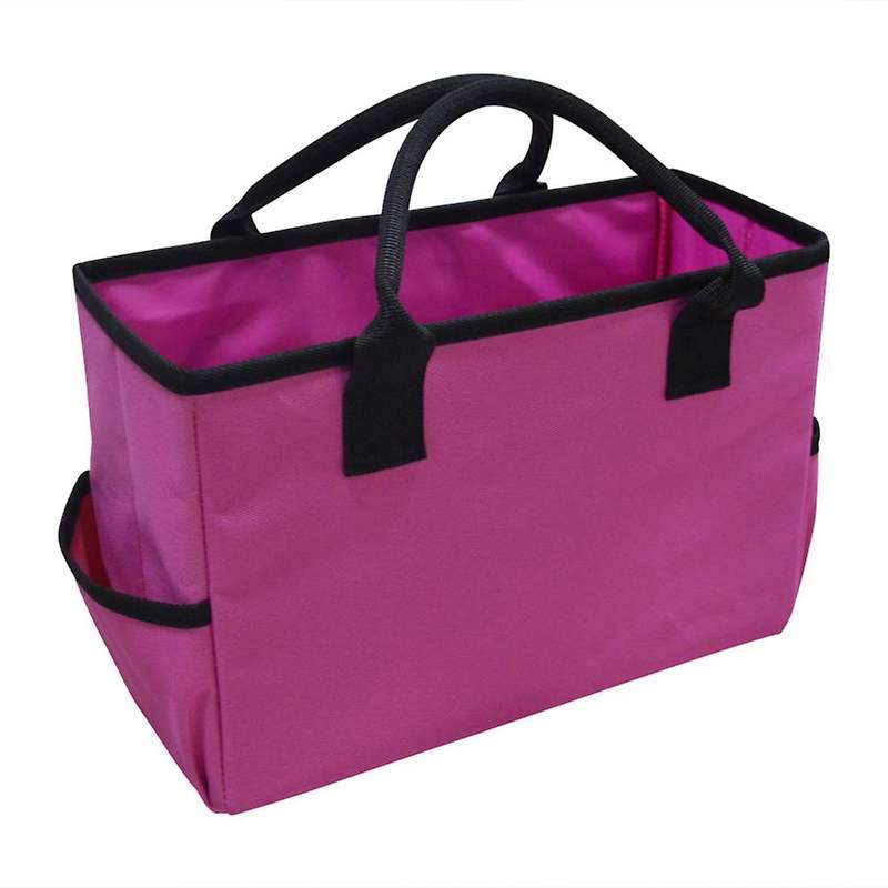 Desktop File Folder Storage Bag for Office Desk Daily Use,rose Pink