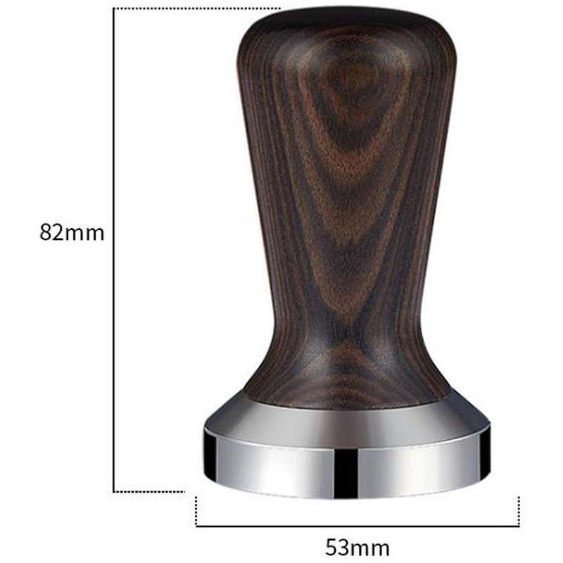 Coffee Powder Hammer with Solid Wood Handle, Black Rosewood 53mm