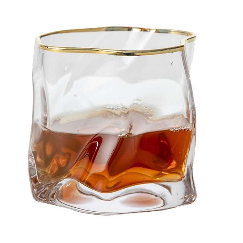 Japanese Style Shaped Glass Cup Retro Coffee Cup B