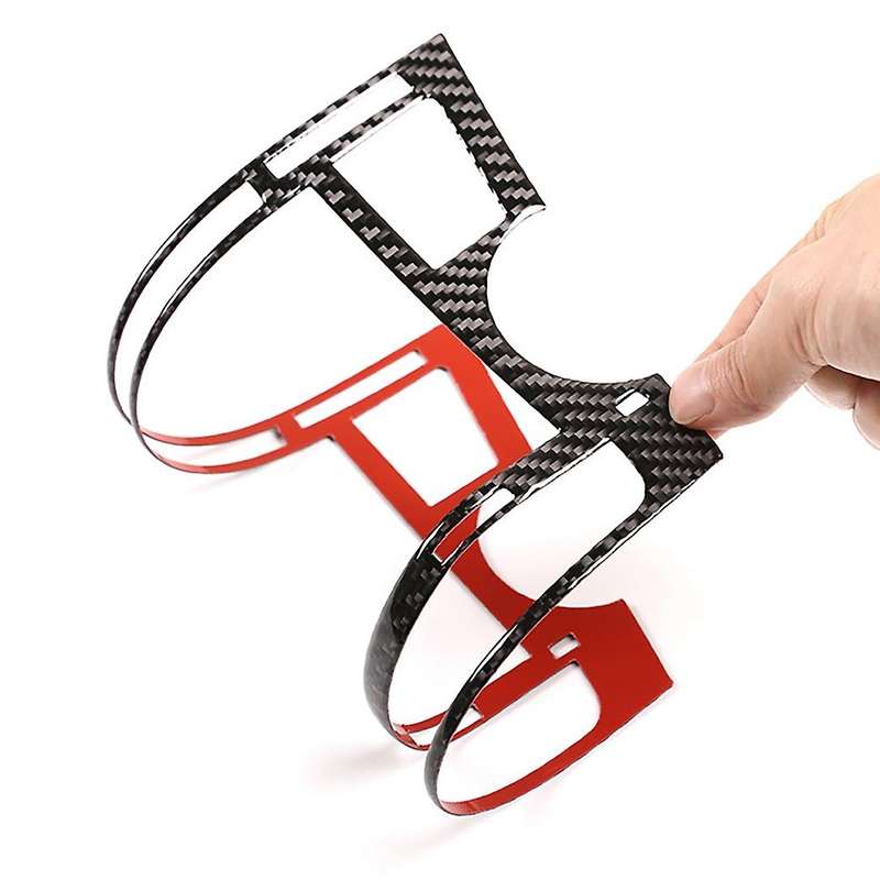 Carbon Fiber Navigation Screen Cover Trim for Toyota Highlander 09-13