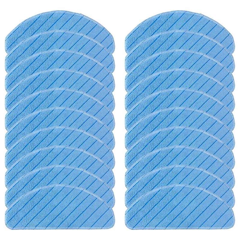 20 Pcs Washable Mopping Pads for Ecovacs Deebot Ozmo T9 T9 Aivi