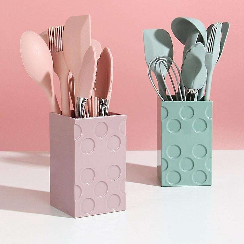 8-piece Mini Kitchenware Set Non-stick Pan Mini Silicone Small,pink