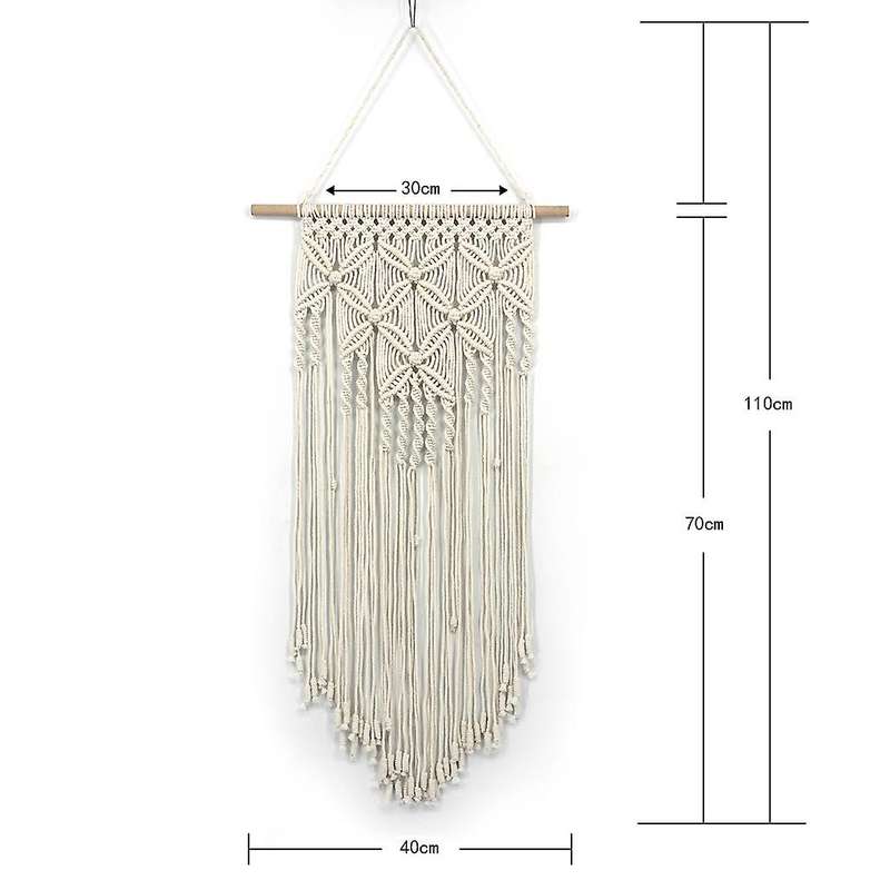 Macrame Woven Art Tapestry - Boho Wedding Backdrop Home Decoration