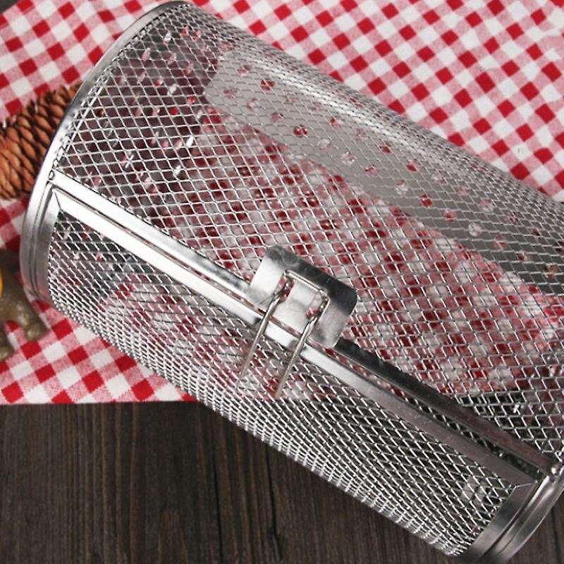 Stainless Steel Oven Roast Basket Rotisserie Grill Basket