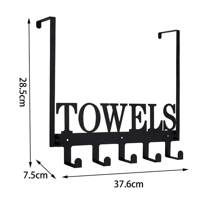 Over The Door Hook Hanger for Robes Heavy-duty Hanging Rack Outdoor