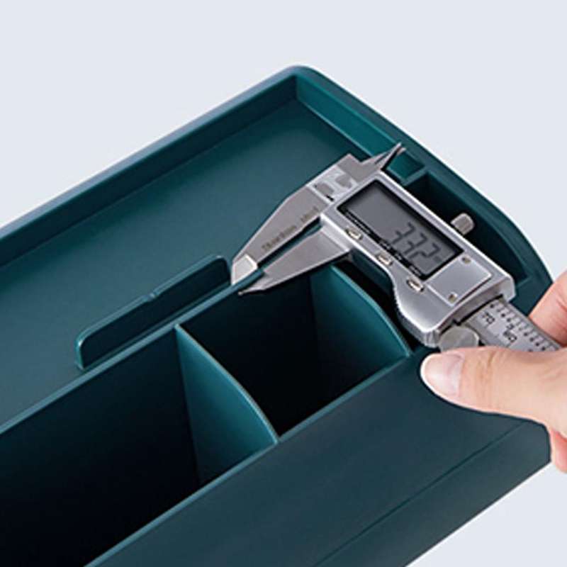 Home Living Room Creative Tissue Box Multi-function Paper Box(blue)