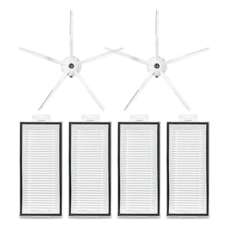 Black Brushes Filters Parts for Xiaomi Stone Q7 Max+ / Robot