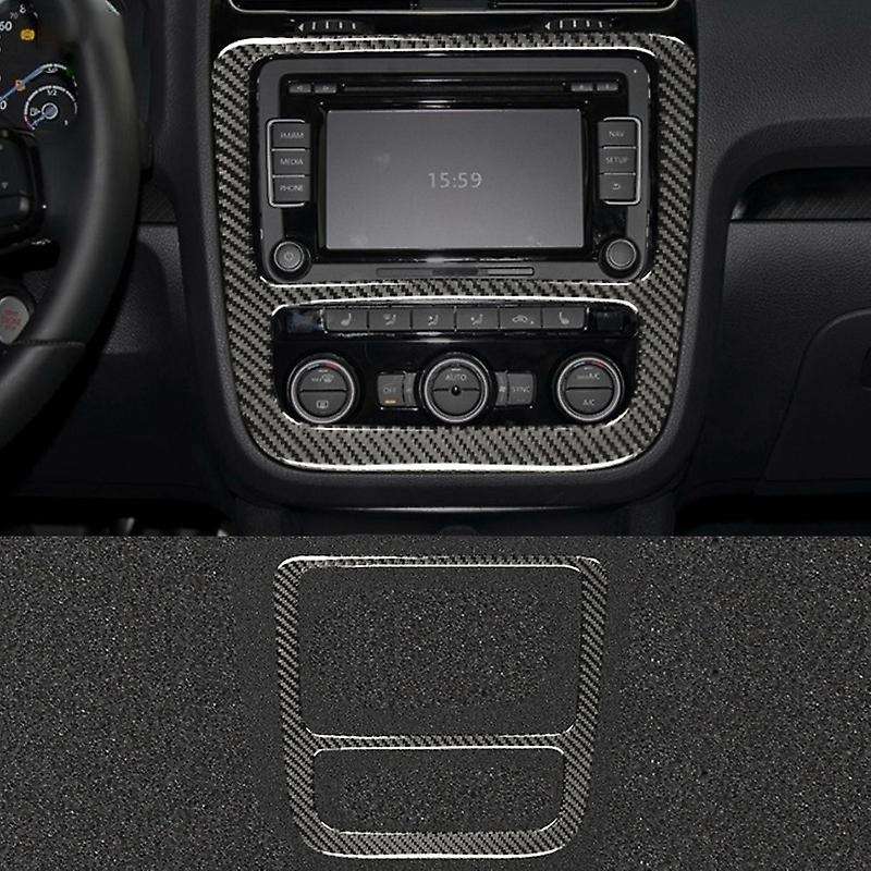 Carbon Fiber Modified Central Navigation Panel Sticker for Scirocco