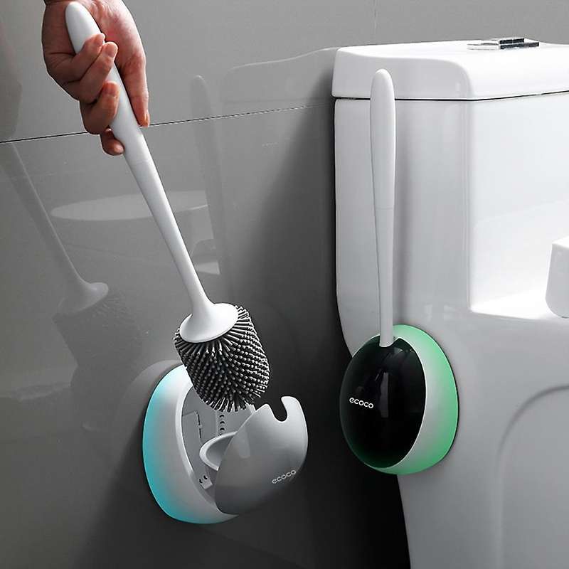 Ecoco Toilet Brush and Holder Set Home Wall-mounted Cleaning Tools A