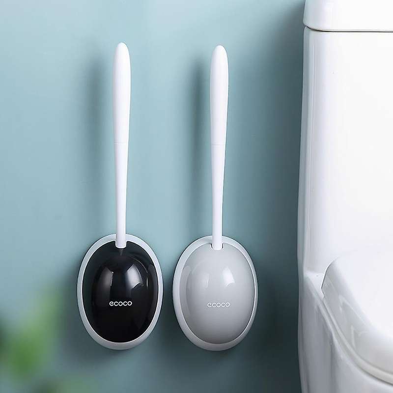 Ecoco Toilet Brush and Holder Set Home Wall-mounted Cleaning Tools A