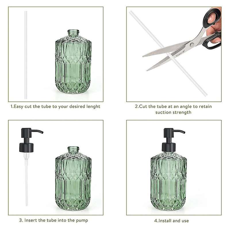 6pcs Stainless Steel Liquid Soap Dispenser Pump with Thread