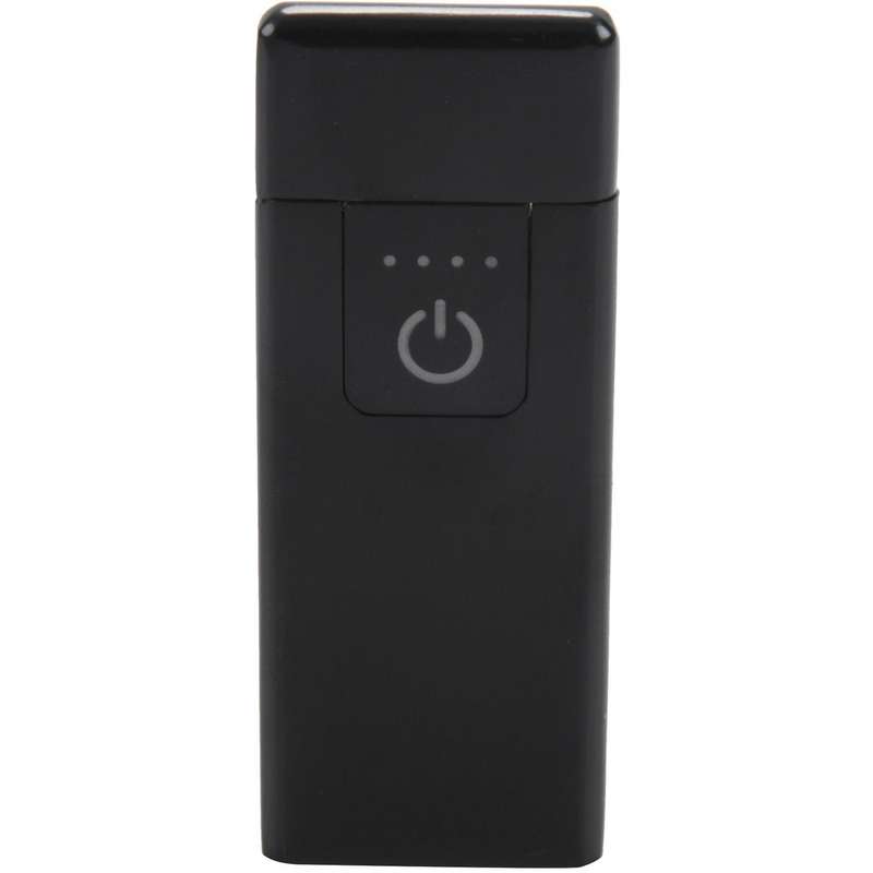 Usb Rechargeable Coil Cigarette Dual Lighterelectrophoretic Black