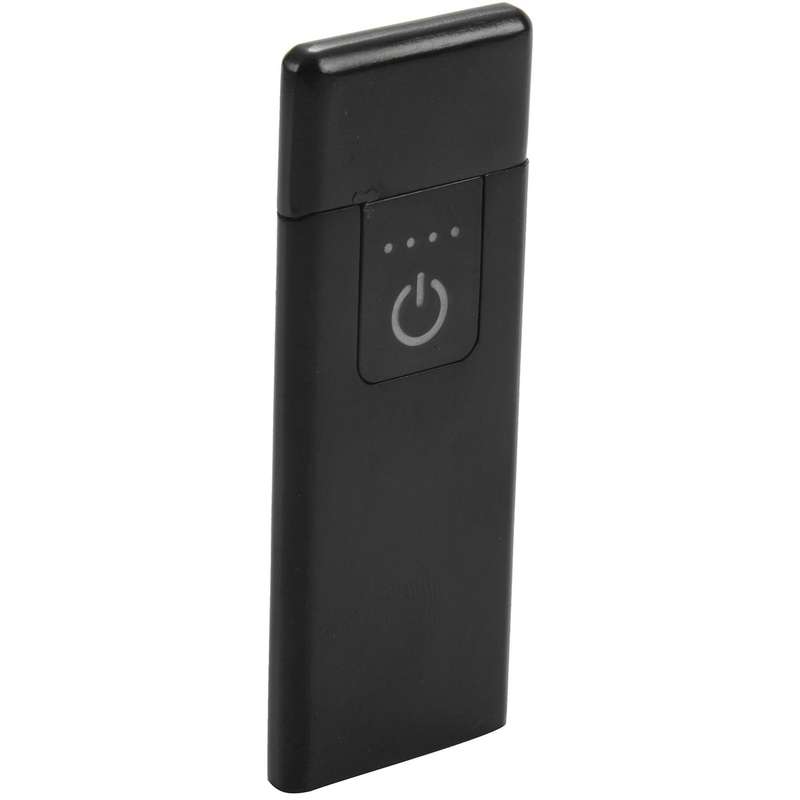 Usb Rechargeable Coil Cigarette Dual Lighterelectrophoretic Black