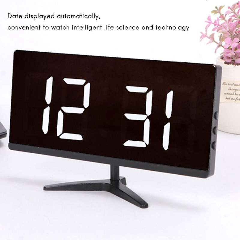 Led Digital Children's Electronic Alarm Clock Green Light