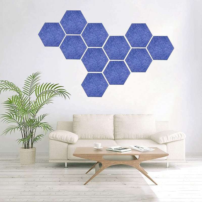 Hexagon Acoustic Panels Wall Panels Soundproofing Absorption Panel