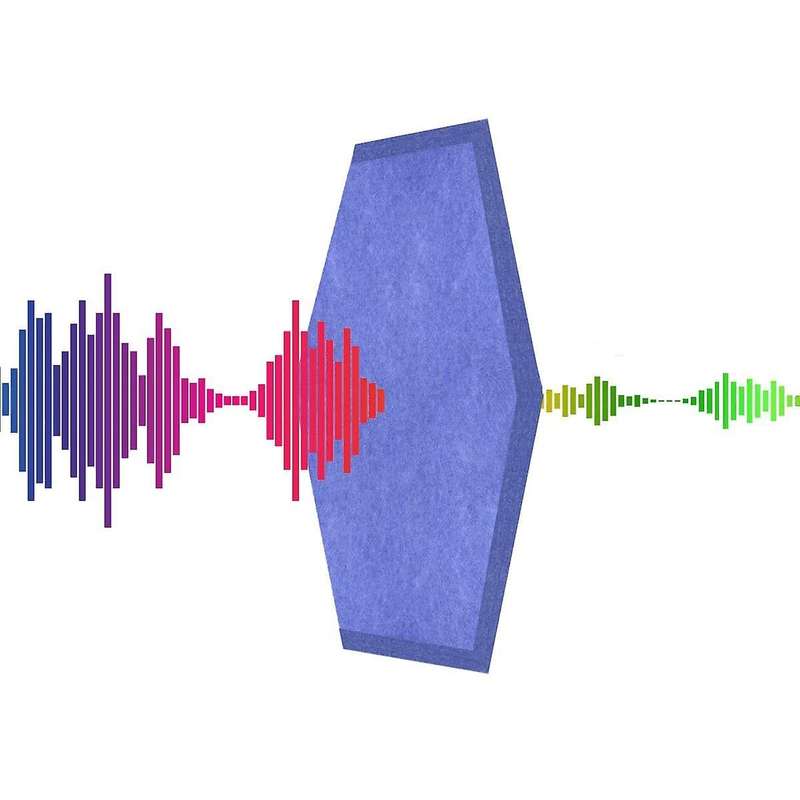 Hexagon Acoustic Panels Wall Panels Soundproofing Absorption Panel