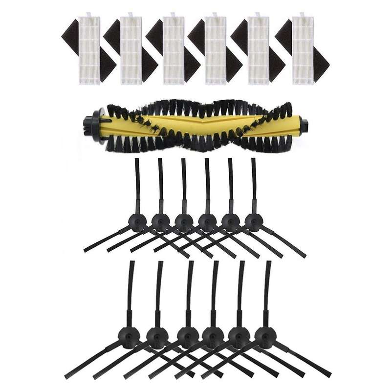 Side Brush (3 Right+3 Left) for Ilife A4 A6 Cleaning Brush Part