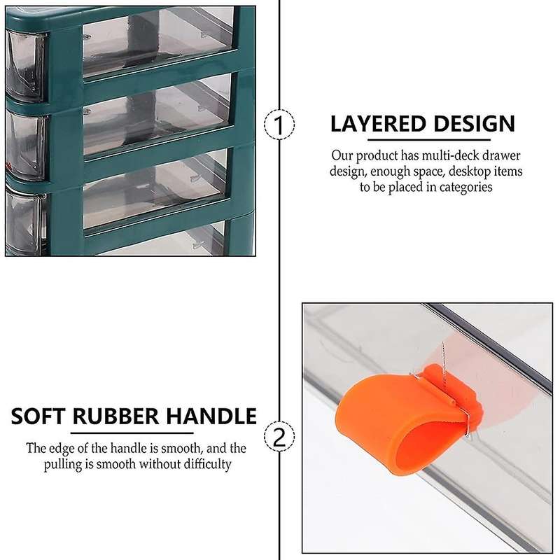 Desktop Storage Cabinet Small Multi- Layer Drawer Storage 5 Drawer