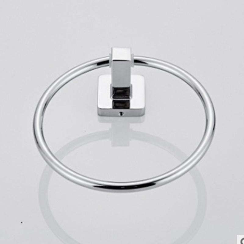 Stainless Steel Towel Ring and Toilet Roll Holder Set