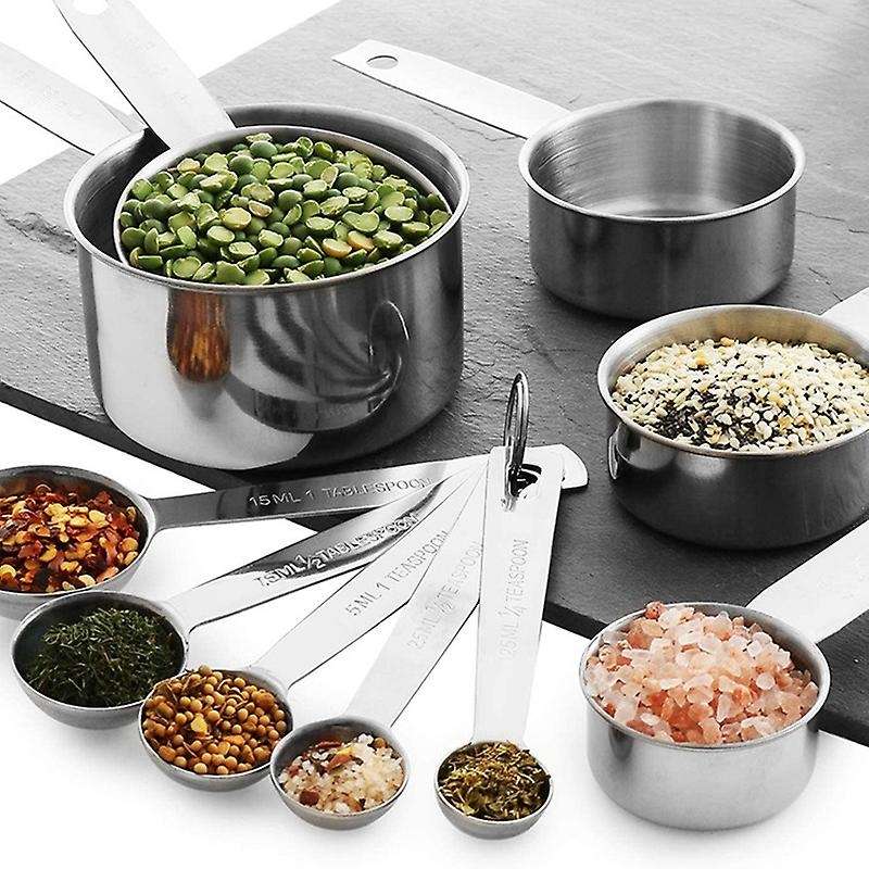 Measuring Cups and Spoons 12 Pieces,5 Cups and 6 Spoons,kitchen Kit