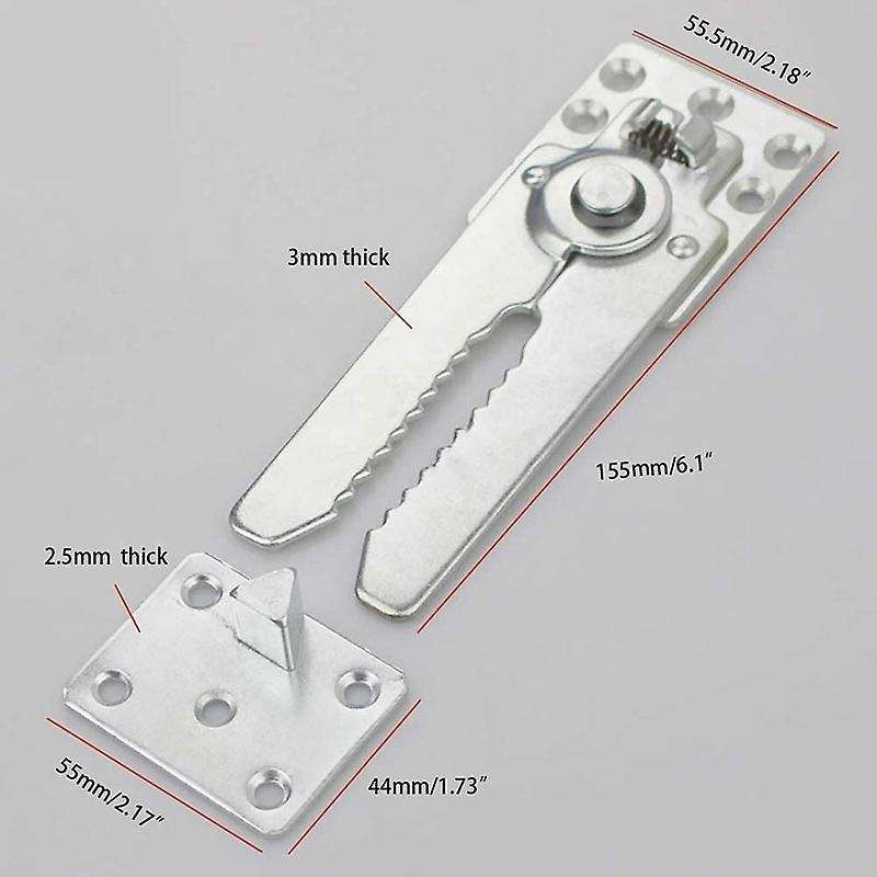 2 Packs Of Sectional Sofa Connector, Metal Furniture for Sliding Sofa