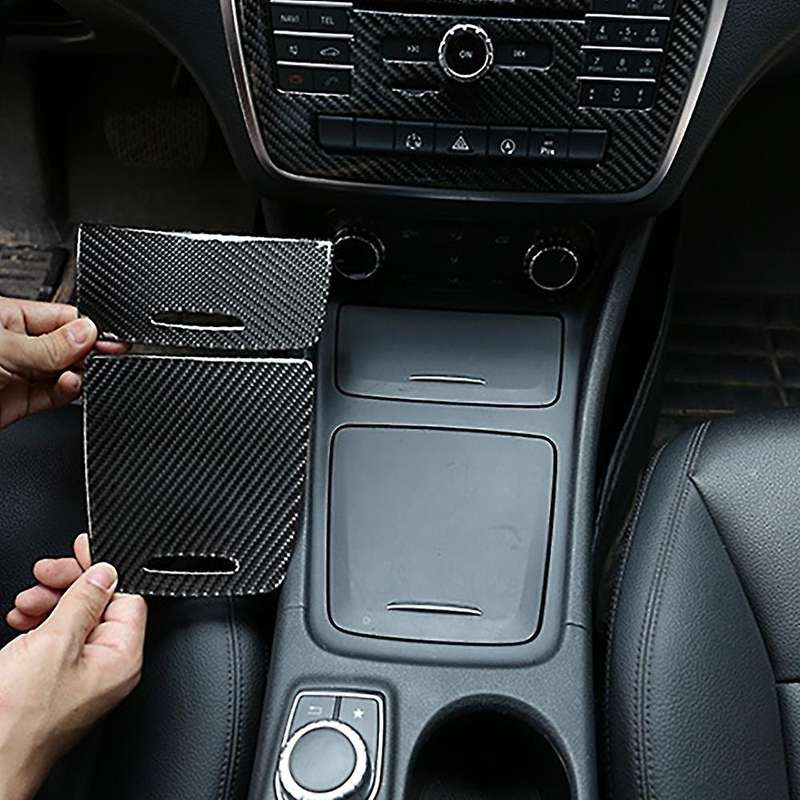 Central Control Cup Holder Storage Box Panel Trim for Cla 2015-2019