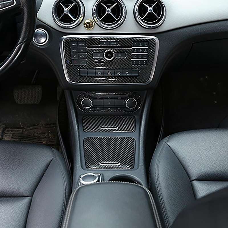 Central Control Cup Holder Storage Box Panel Trim for Cla 2015-2019