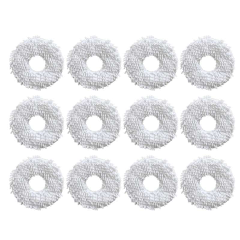 12pcs for Ecovacs Deebot X1 Omni Turbo Robot Vacuum Cleaner Mop Cloth