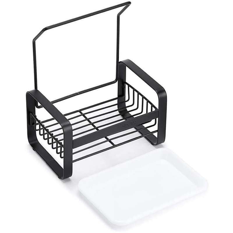 Stainless Steel Sponge Holder with Dishcloth Drying Rack