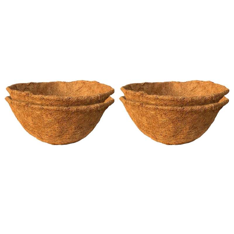 Hanging Basket, 12 Inch Coconut Fiber Plant Basket Liner