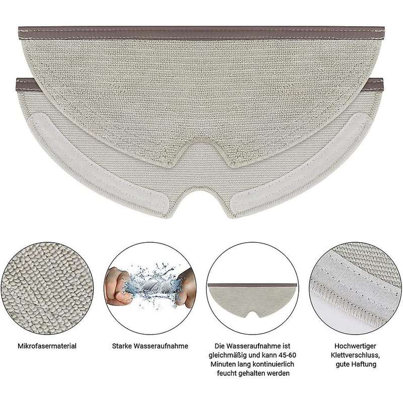 15 Pack Cleaning Cloths for Xiaomi Roborock S5 S50 S51 S55 S6 S6 Maxv