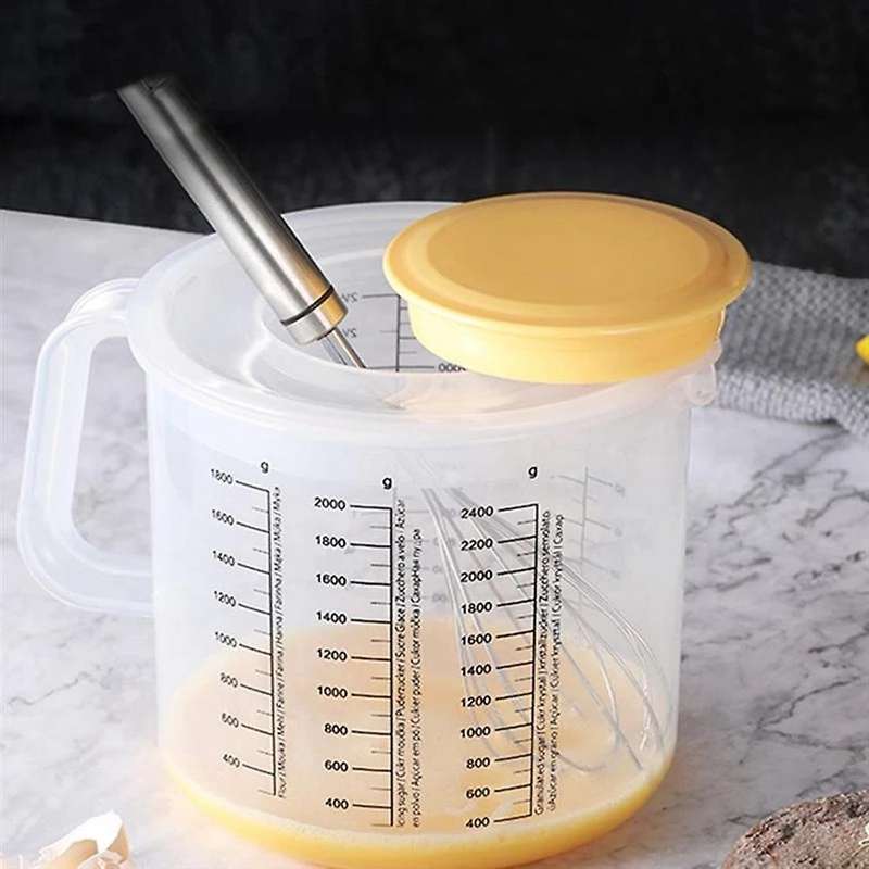 Measuring Cup Scale Household Bowl with Lid for Home Kitchen Baking