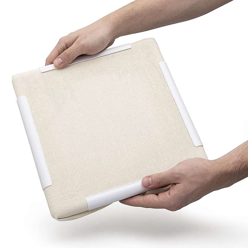 11 Inch Cross Stitch Frames with Embroidered Fabric Diy Craft Tools